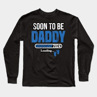 Soon To Be  2024 Est 2024 Father's Day First Time Dad Long Sleeve T-Shirt